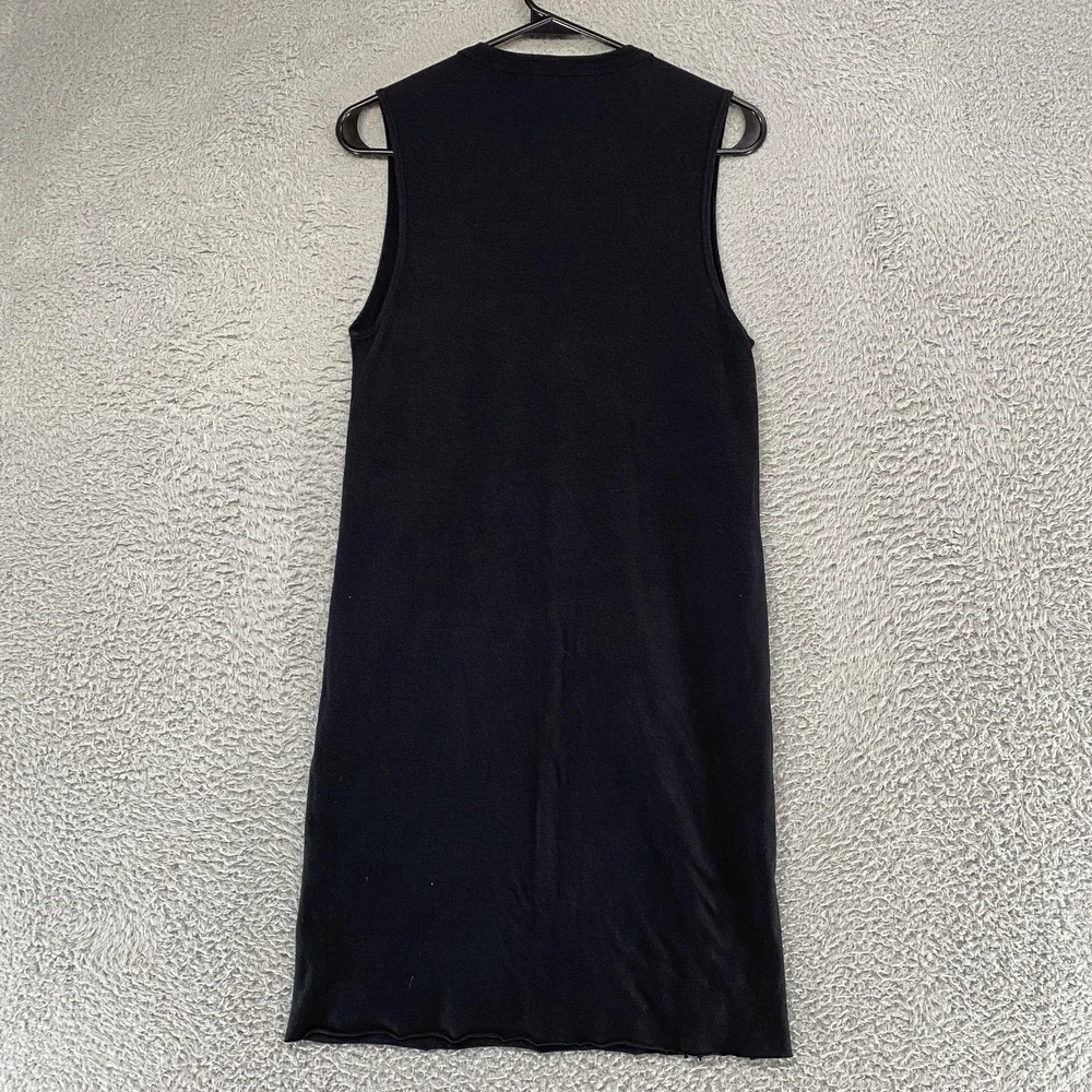 Pam & Gela Tank Dress Womens Small Choker Cutout Jersey V Neck Summer Minimalist